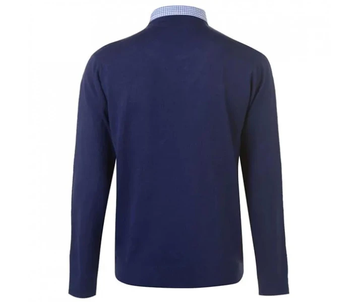 Фото - чоловічий джемпер Джемпер Pierre Cardin Mock V Neck Cobalt L