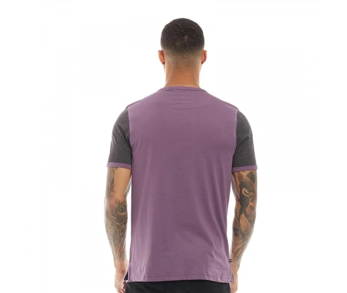 Фото - чоловічу футболку Футболка LUKE 1977 Ringer Mulled Charcoal Dusky Purple M