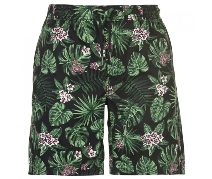 Фото - чоловічі шорти Шорти Pierre Cardin AOP Dock Black Tropical XL