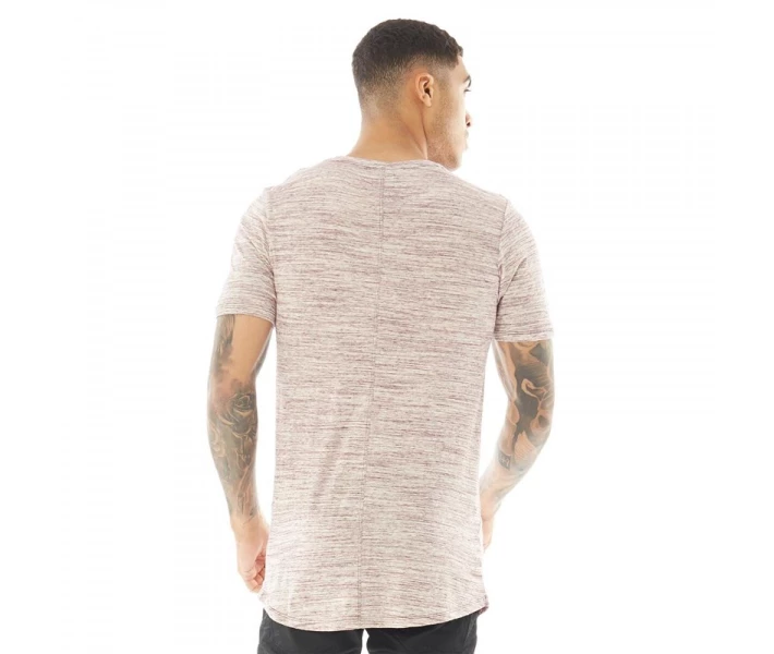 Фото - чоловічу футболку Футболка JACK AND JONES Hugo Melange Toadstool Maroon L