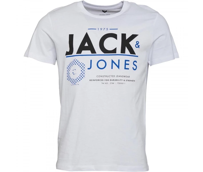 Фото - чоловічу футболку Футболка JACK AND JONES AOK Regular Fit White White S