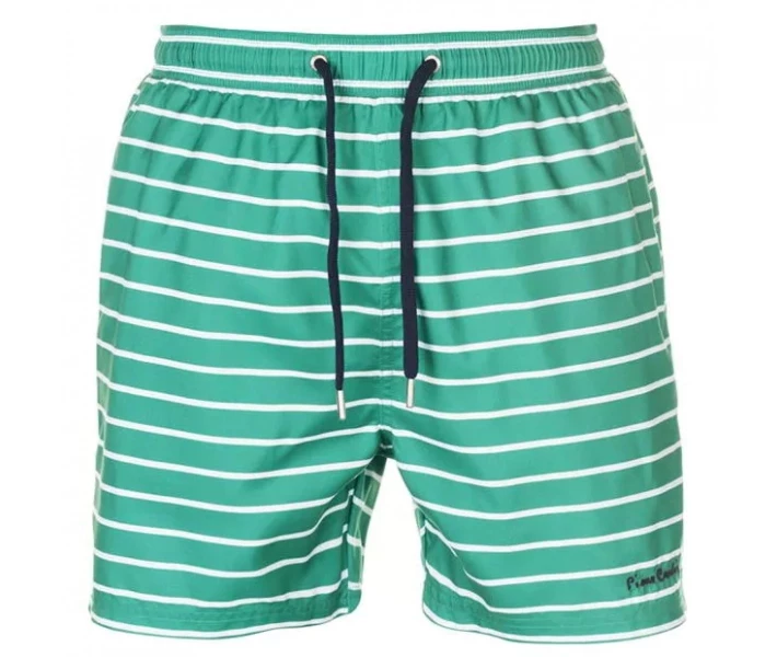 Фото - чоловічі шорти Шорти для плавання Pierre Cardin Stripe Green/Whie/Navy S