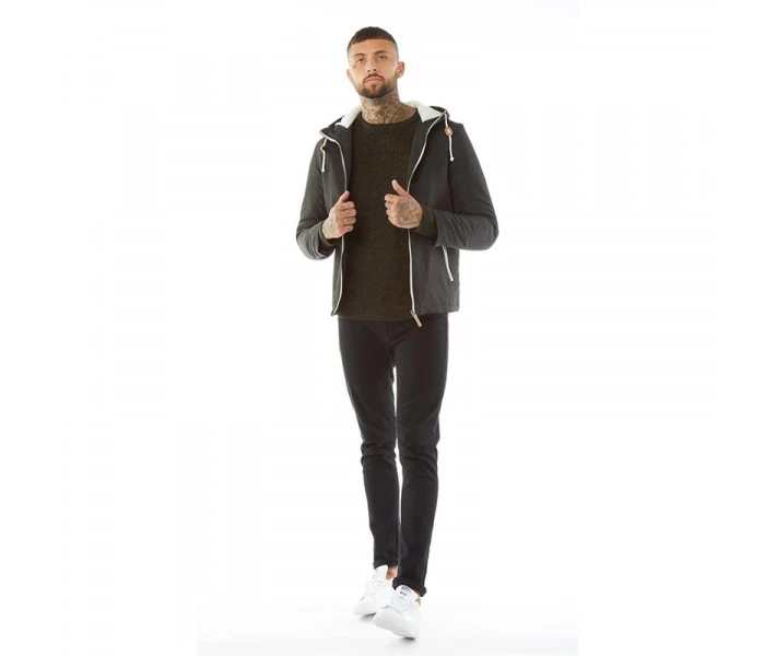 Фото - куртку мужскую Куртка Brave Soul Skagen Padded Hooded Black Black S