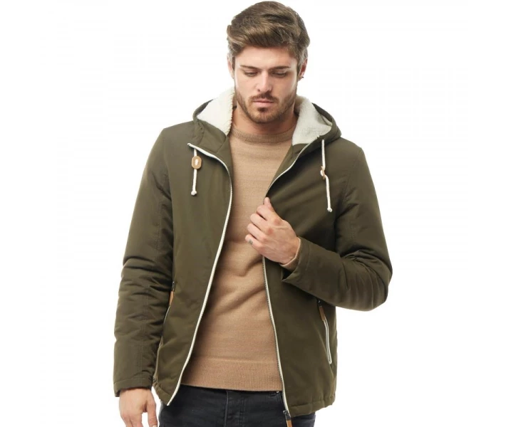 Фото - куртку мужскую Куртка Brave Soul Skagen Padded Hooded Khaki Khaki L
