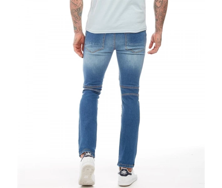 Фото - чоловічі джинси Джинси 883 Police Stride Biker Light Wash Faded Medium Blue 32W 34L