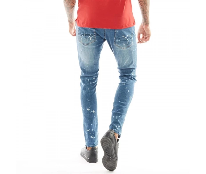 Фото - чоловічі джинси Джинси 883 Police Moriarty Lak 467 Mid Wash Faded Mid Blue 34W 34L