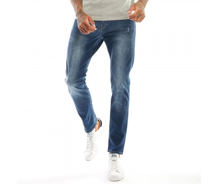 Фото - чоловічі джинси Джинси 883 Police Moriarty Lak 483 Mid Wash Faded Mid Blue 32W 34L