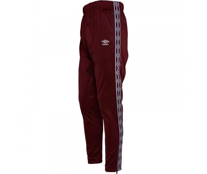 Фото - чоловічі спортивні штани Спортивні штани Umbro Active Style Taped Tricot Port / White Burgundy XXL