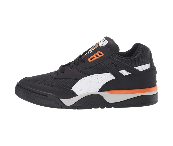 Фото - чоловічий кросівок Кросівки Puma Palace Guard Basketball Puma Black/Puma White/Orange Popsicle 44