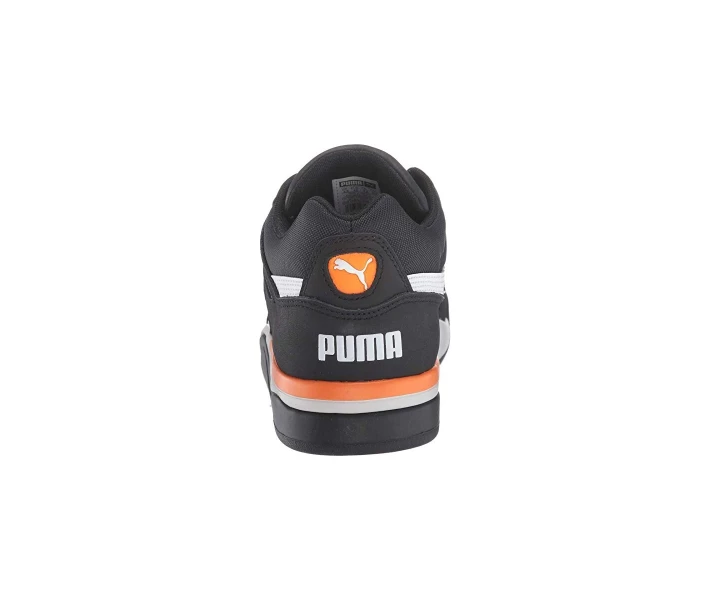 Фото - чоловічий кросівок Кросівки Puma Palace Guard Basketball Puma Black/Puma White/Orange Popsicle 44