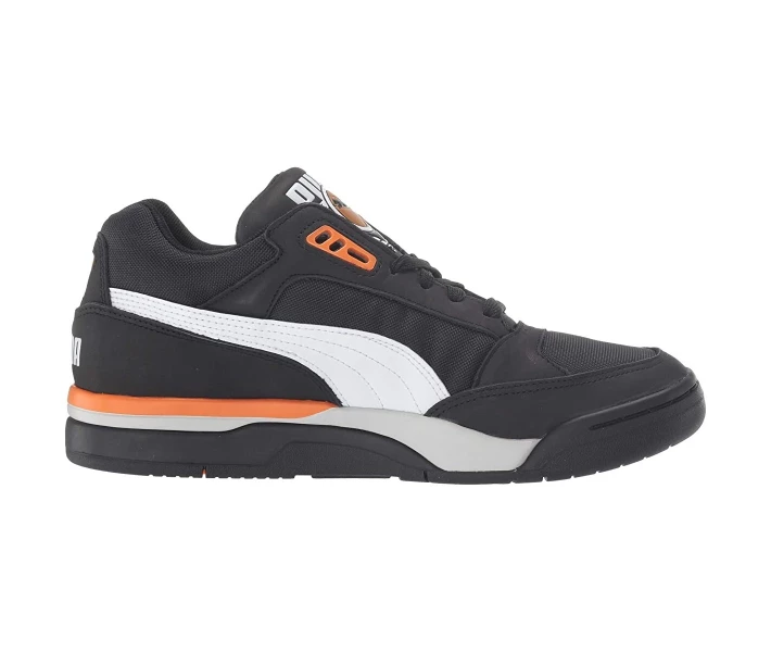 Фото - чоловічий кросівок Кросівки Puma Palace Guard Basketball Puma Black/Puma White/Orange Popsicle 44