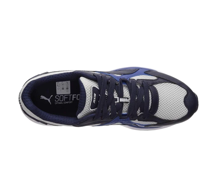 Фото - чоловічий кросівок Кросівки Puma Axis Plus 90s Puma White/Peacoat/Galaxy Blue 36