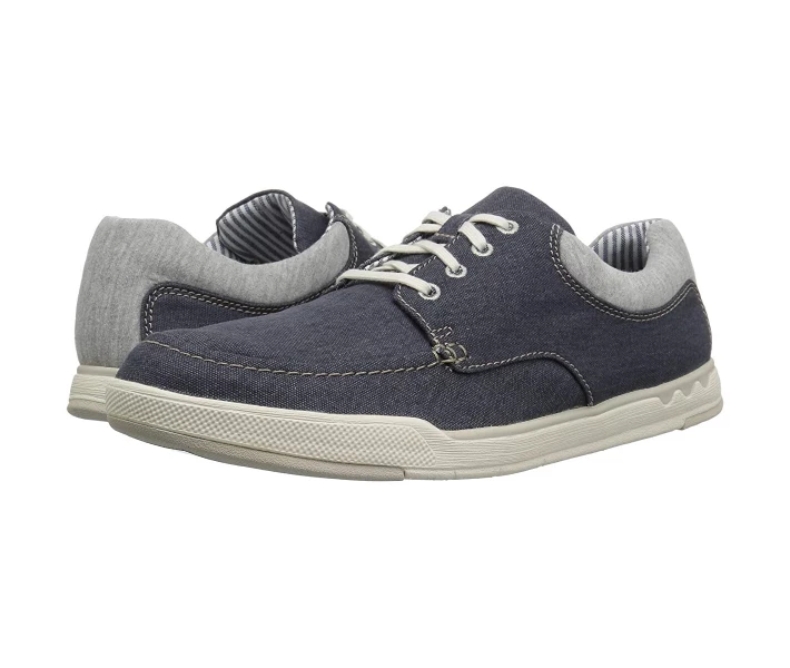 Фото - чоловічий кросівок Кросівки Clarks Step Isle Lace Navy Canvas 44