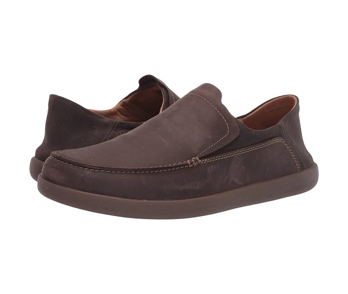 Фото - чоловічий сліпон Сліпони Clarks Un Lisbon Lane Brown Oily Leather/Textile 39.5