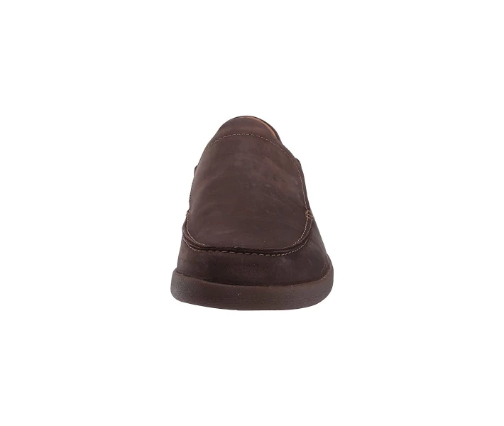 Фото - чоловічий сліпон Сліпони Clarks Un Lisbon Lane Brown Oily Leather/Textile 39.5