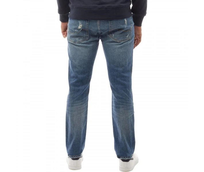 Фото - чоловічі джинси Джинси JACK AND JONES Tim Original CR 004 Slim Fit Blue Denim Light Stonewash 33W 36L