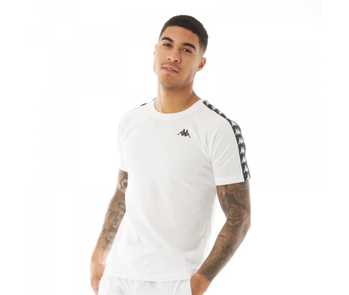 Фото - чоловічу футболку Футболка Kappa Authentic 222 Banda Coen Raglan White/Black White L