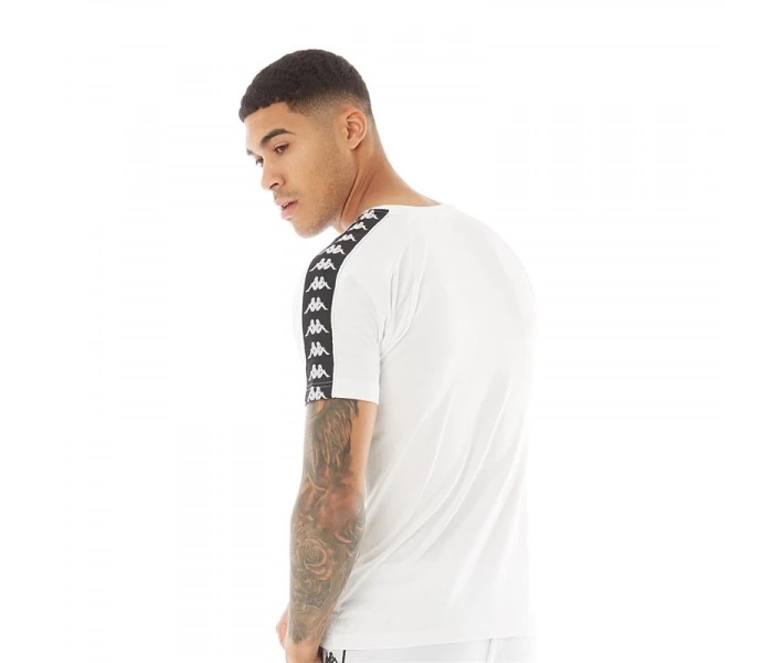 Фото - чоловічу футболку Футболка Kappa Authentic 222 Banda Coen Raglan White/Black White L