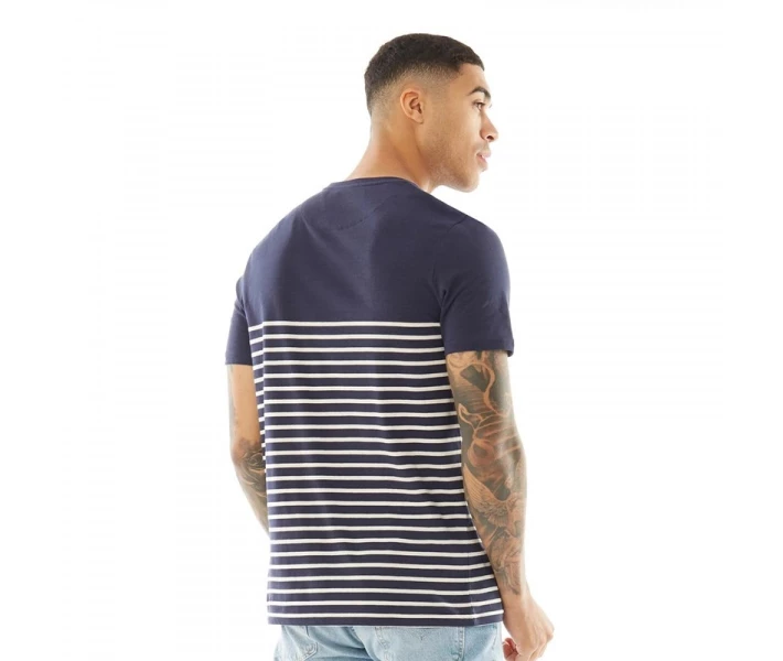 Фото - чоловічу футболку Футболка Lyle And Scott Vintage Breton Stripe Navy Navy S