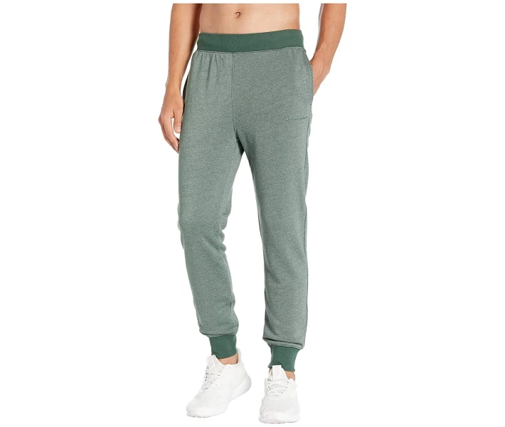 Фото - чоловічі спортивні штани Штани спортивні Champion Heritage Heather YC Jogger Dark Green Siro / Dark Green M