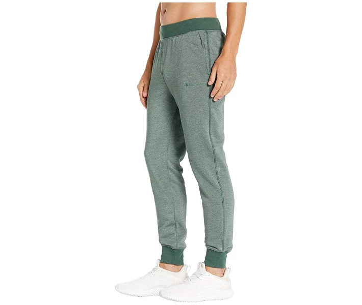Фото - чоловічі спортивні штани Штани спортивні Champion Heritage Heather YC Jogger Dark Green Siro / Dark Green M