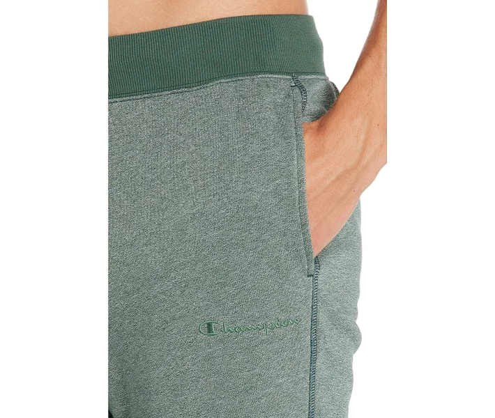 Фото - чоловічі спортивні штани Штани спортивні Champion Heritage Heather YC Jogger Dark Green Siro / Dark Green M