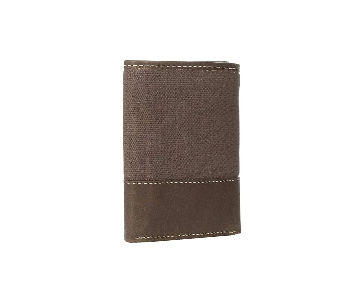 Фото - гаманець Гаманець Timberland Baseline Canvas Trifold Dark Brown Універсальний
