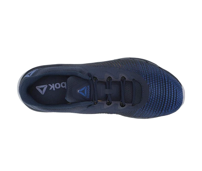 Фото - чоловічий кросівок Кросівки Reebok Fast Tempo Flexweave Collegiate Navy/Crushed Cobalt/Cold Grey/Solar Gold 44.5