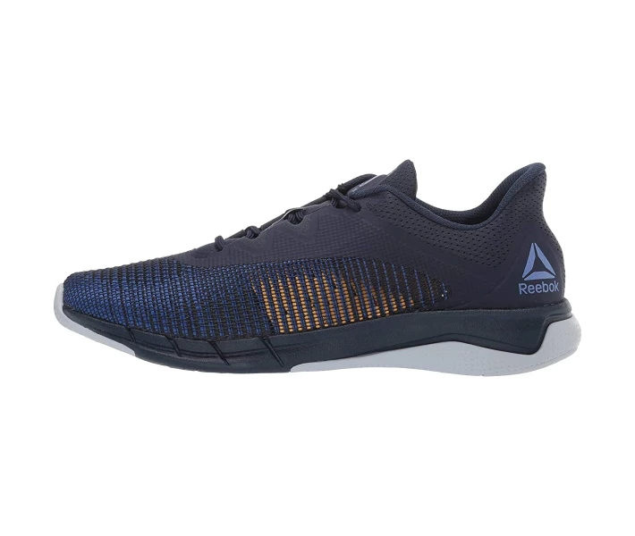 Фото - чоловічий кросівок Кросівки Reebok Fast Tempo Flexweave Collegiate Navy/Crushed Cobalt/Cold Grey/Solar Gold 44.5