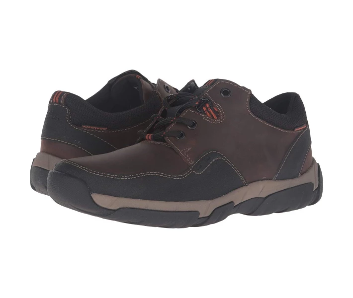 Фото - чоловічий кросівок Кросівки Clarks Walbeck Edge Brown Waterproof Leather 46