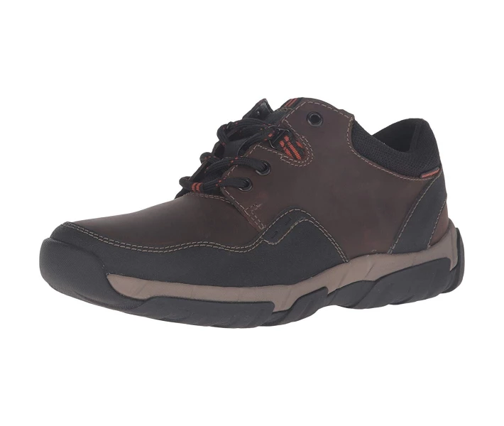 Фото - чоловічий кросівок Кросівки Clarks Walbeck Edge Brown Waterproof Leather 46