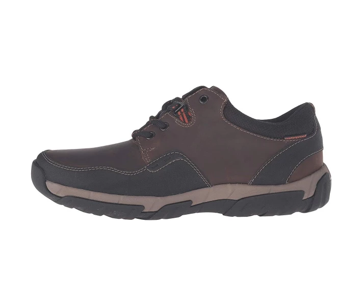 Фото - чоловічий кросівок Кросівки Clarks Walbeck Edge Brown Waterproof Leather 46
