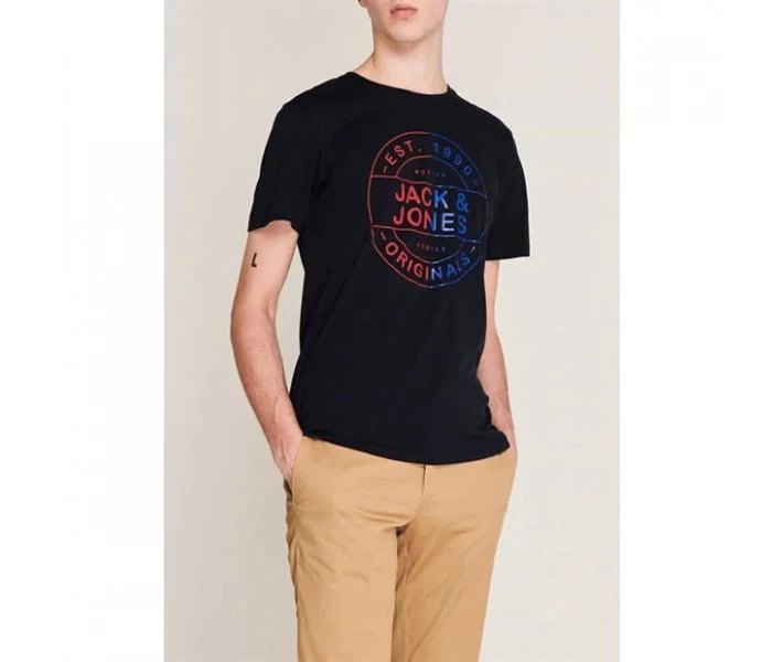 Фото - чоловічу футболку Футболка Jack and Jones Originals Channing Total Eclipse M