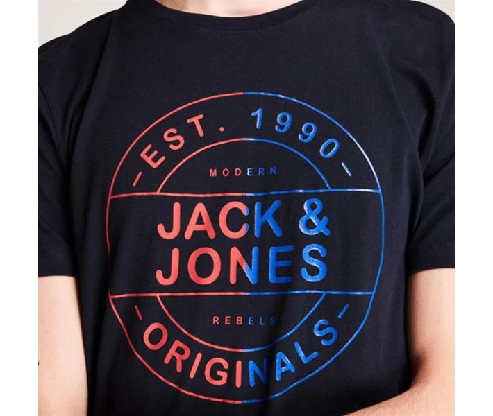Фото - чоловічу футболку Футболка Jack and Jones Originals Channing Total Eclipse M