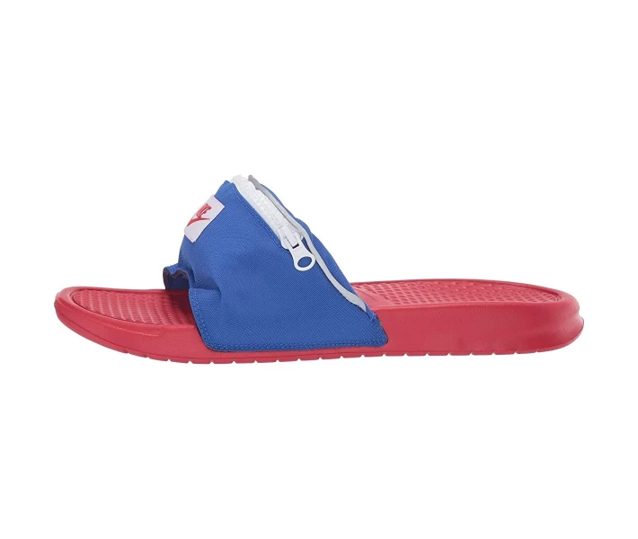 Фото - чоловічий шльопанець Шльопанці Nike Benassi JDI Fanny Pack Slide Bright Crimson/Royal/White 44