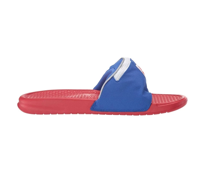 Фото - чоловічий шльопанець Шльопанці Nike Benassi JDI Fanny Pack Slide Bright Crimson/Royal/White 44