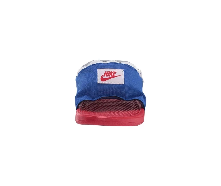 Фото - чоловічий шльопанець Шльопанці Nike Benassi JDI Fanny Pack Slide Bright Crimson/Royal/White 44