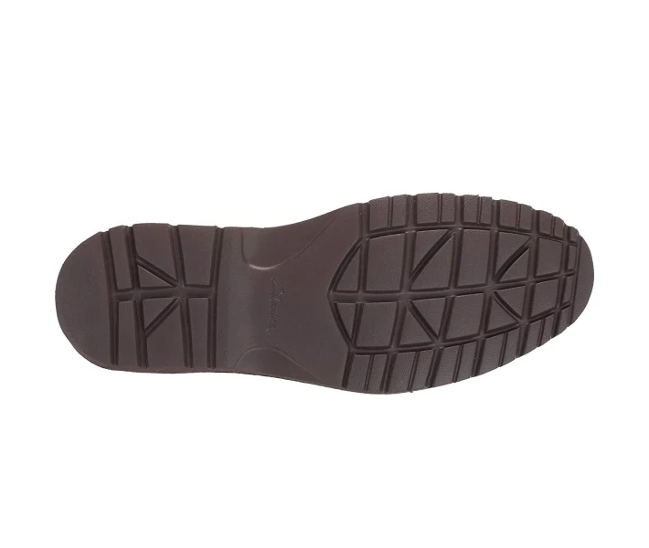 Фото - чоловічу туфлю Туфлі оксфорди Clarks Vargo Vibe Dark Brown Leather 47
