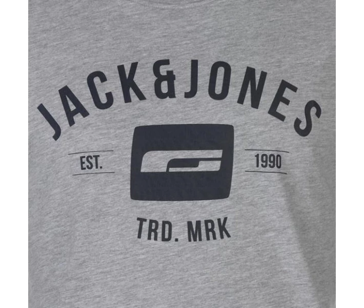 Фото - чоловічу футболку Футболка Jack and Jones Core Corporate Light Grey Marl S