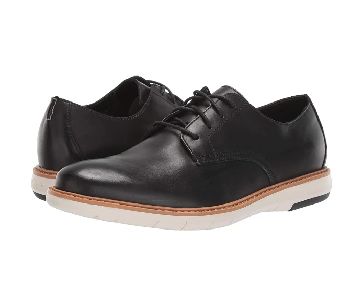 Фото - чоловічу туфлю Туфлі оксфорди Clarks Draper Lace Black Leather 42.5