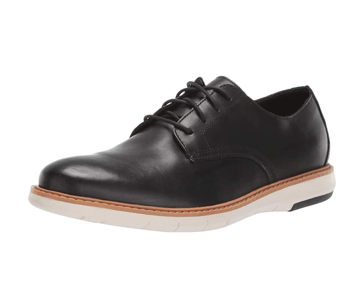 Фото - чоловічу туфлю Туфлі оксфорди Clarks Draper Lace Black Leather 42.5