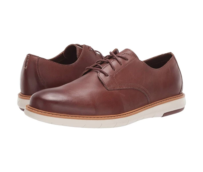 Фото - чоловічу туфлю Туфлі оксфорди Clarks Draper Lace Mahogany Leather 40