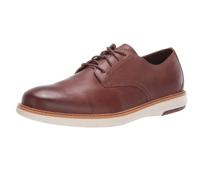 Фото - чоловічу туфлю Туфлі оксфорди Clarks Draper Lace Mahogany Leather 40