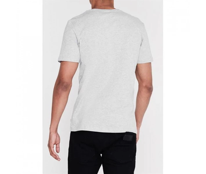 Фото - чоловічу футболку Футболка Jack and Jones Core Heritage Light Grey Marl M