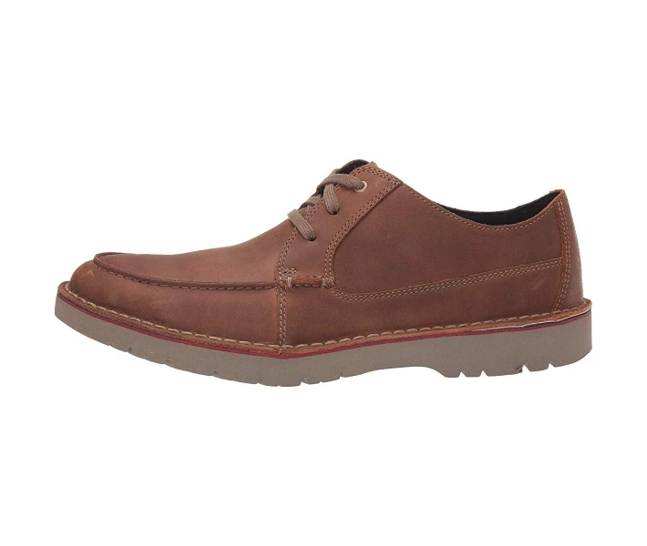 Фото - чоловічу туфлю Туфлі оксфорди Clarks Vargo Vibe Dark Tan Leather 40