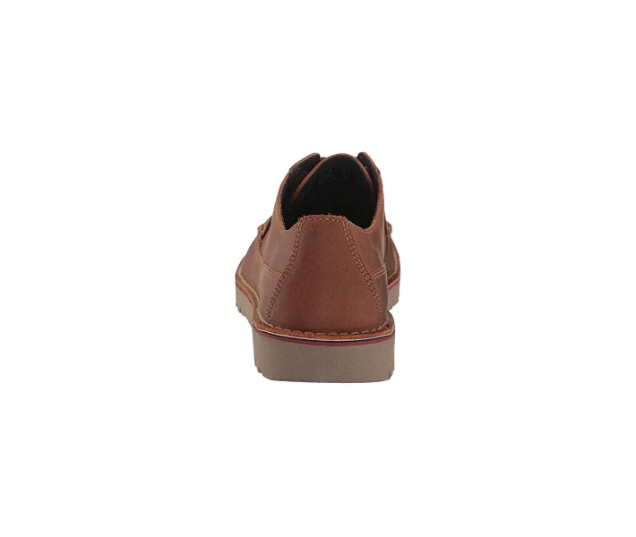 Фото - чоловічу туфлю Туфлі оксфорди Clarks Vargo Vibe Dark Tan Leather 40