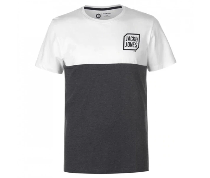 Фото - чоловічу футболку Футболка Jack and Jones Core White/DGM L
