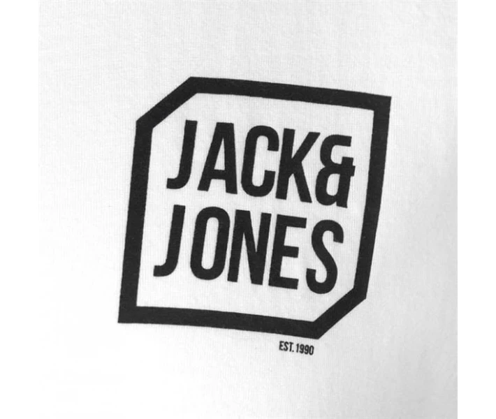 Фото - чоловічу футболку Футболка Jack and Jones Core White/DGM L