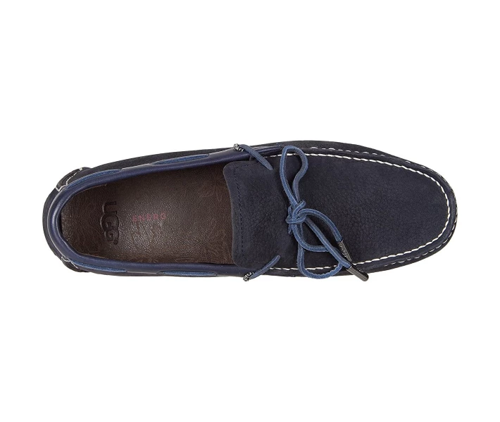 Фото - чоловічу туфлю Туфлі лофери UGG Bel-Air Lace Slip-On Navy 43.5