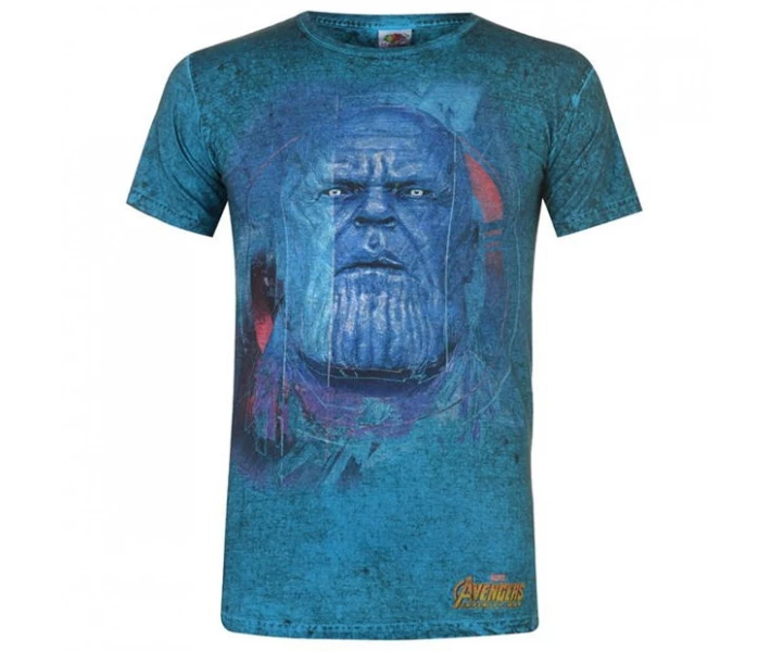 Фото - чоловічу футболку Футболка Character Character Marvel Wash Thanos XL
